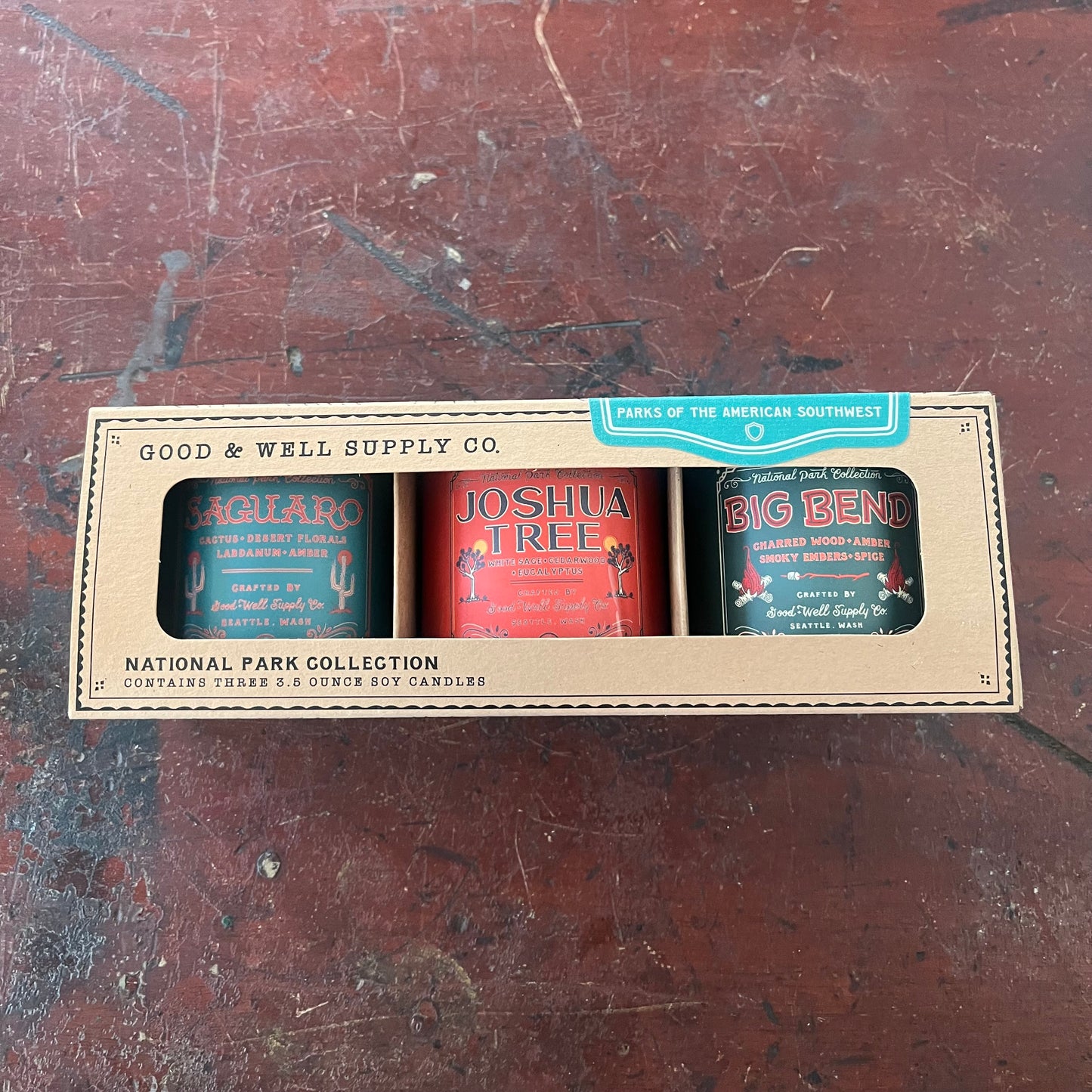 Candle trio, American SW, G&W