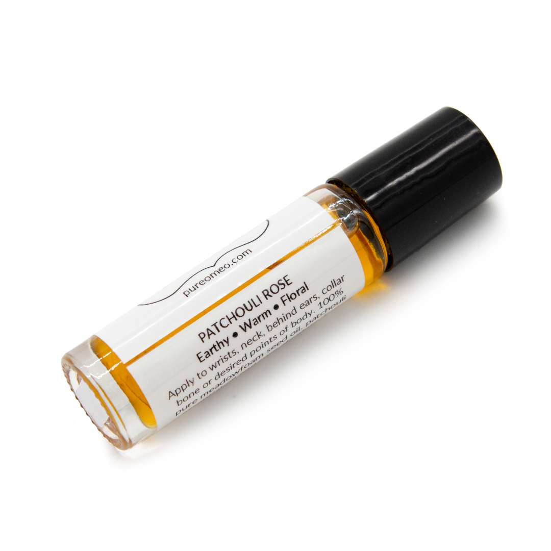 Patchouli Rose Eau de Parfum Oil, Roll-on